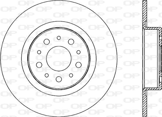 OPEN PARTS Тормозной диск BDR2179.10